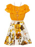 Just Kids Girls Ruffled Floral 2 Pc Necklace Skirt Set, Sizes 4-14 - SophiasStyle.com